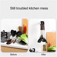 מתלה אחסון לכלי מטבח מסתובב