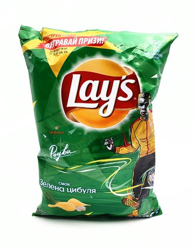 Lays בטעם בצל ירוק,מארז מוגדל