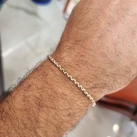 צמיד זהב מיוחד לאישה\גבר