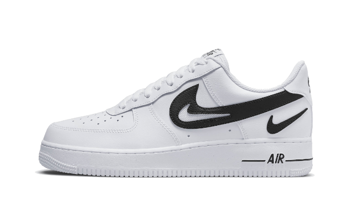 Air force 1 low transparent white black Clearance