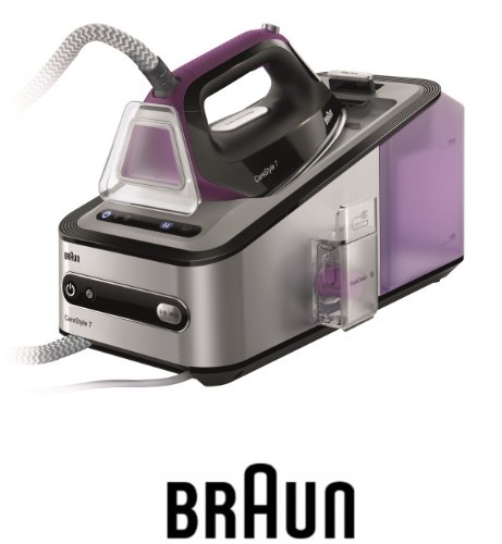 BRAUN מגהץ קיטור מילוי רציף דגם IS7144BK