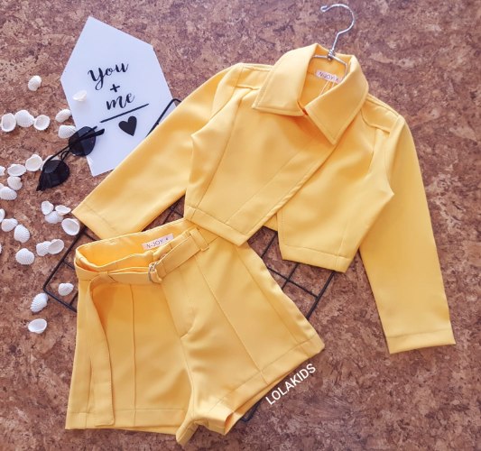 חליפה מחוייטת דגם 9772 צבע צהוב