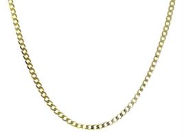 שרשרת חוליות לגבר בזהב איטלקי 14 קרט 60 סמ 3 ממ רוחב