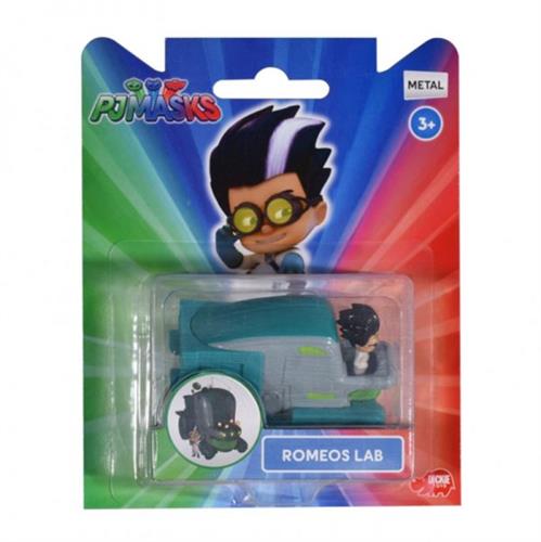 כח פיג'יי- מכונית מתכת כולל דמות- ילד מדען