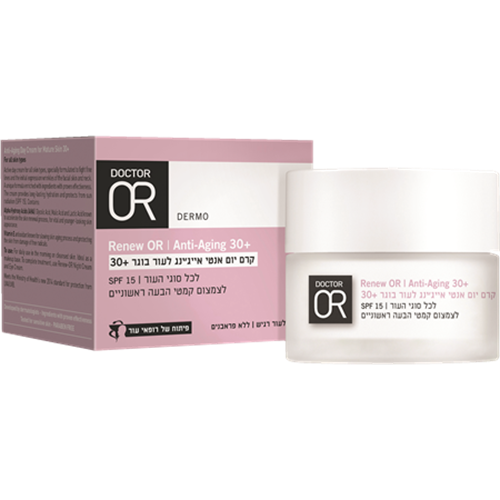 דר עור Renew OR קרם יום אנטי אייג'ינג לעור בוגר +30 לכל סוגי העור