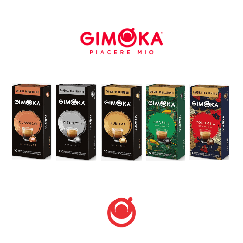 1000 קפסולות אלומיניום תואמות נספרסו (חברת Gimoka)