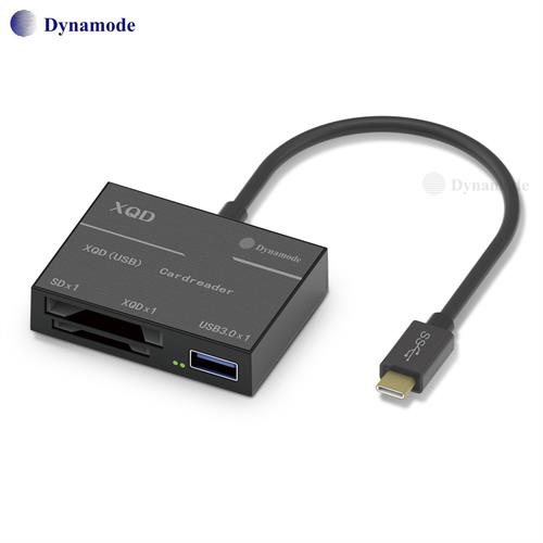קורא כרטיסי זיכרון כולל XQD עם חיבור Type C מבית Dynamode