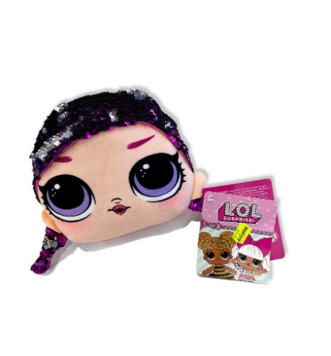 LOL בובת לול פייטים מתחלפים כסף ורוד