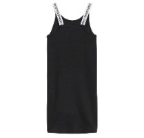 שמלת לוגו CK שחורה