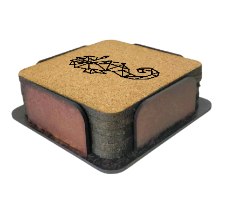 סוס ים תחתיות לכוסות