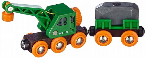 בריו BRIO עגלת מנוף + מגנט 33698