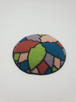 כיפה צבעונית דגם משטחים