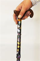 מקל הליכה טלסקופי מתקפל צבעוני