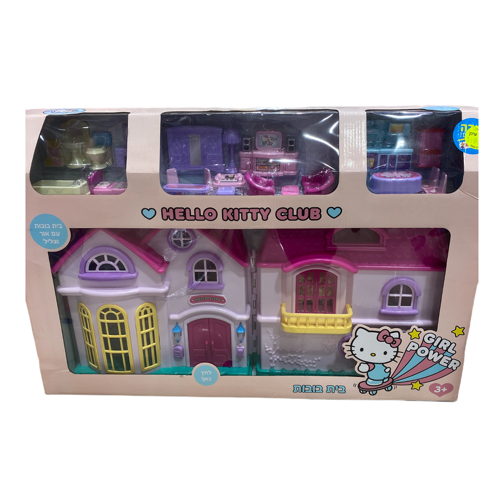 בית בובות עם אור וצליל מפלסטיק