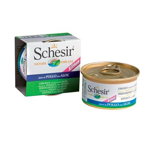 שזיר מזון רטוב לגור חתולים מעדן עוף ואלוורה 85 גרם