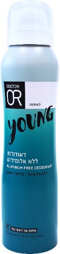 דר עור YOUNG יוניסקס דאודורנט ספריי ללא אלומניום ללא אלכוהול בניחוח מרענן 150 מל