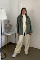 ג׳קט סטיב רצועות מצטלבות