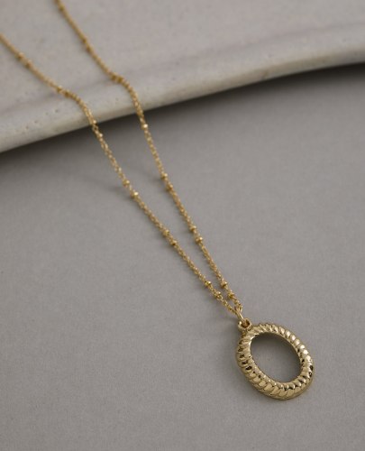 שרשרת DANON - קאפלה אובלית זהב