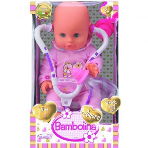 במבולינה אמור בובה פיפי בקבוק סטטוסקופ