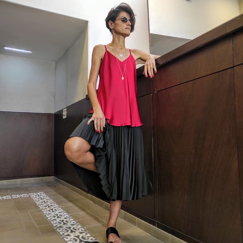 גופיית סאטן משי - WIN