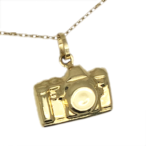 תליון מצלמה גברים נשים זהב 14K צהוב  OP0716096XX