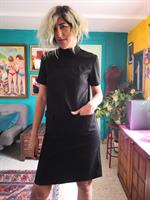 שמלת גולף שחורה מידה M/L