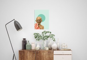 הדפס ציור - מהטמה גנדי