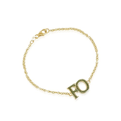 צמיד זהב אמייל FO של המותג פרנקו אורו