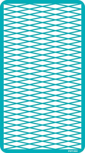 סטנסיל דביק  - רקע מעויינים (POT 502)