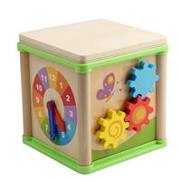 קופסת פעילות עץ