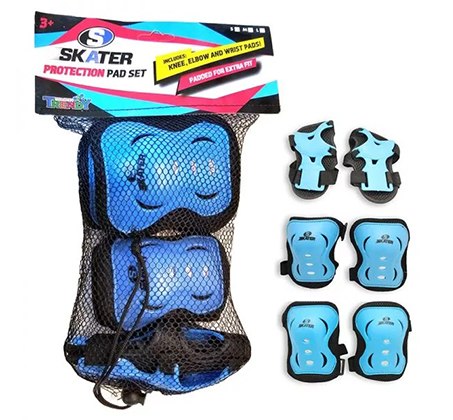 סט מגיני בירכיים .ידיים ומרפקים  לילדים ברכיבה על סקטים אופניים קורקינט וסקטבורד