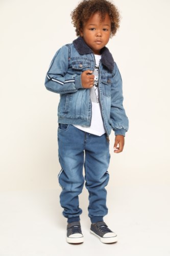 ג'קט גינס בנים כחול