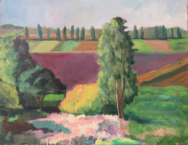 גן הפסלים כפר סאלד-  הדפס על קנבס