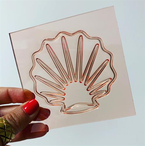 תבנית צדפה גדולה ליצירה | צדף צדפים| קישוט ים| עוגות קיץ | עוגת בת הים