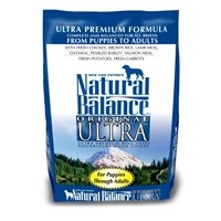 נטורל באלנס אולטרה פרמיום Natural Balance Ultra Premium  מזון לכלבים יבש, אולטרה פרמיום 2.27 קילו