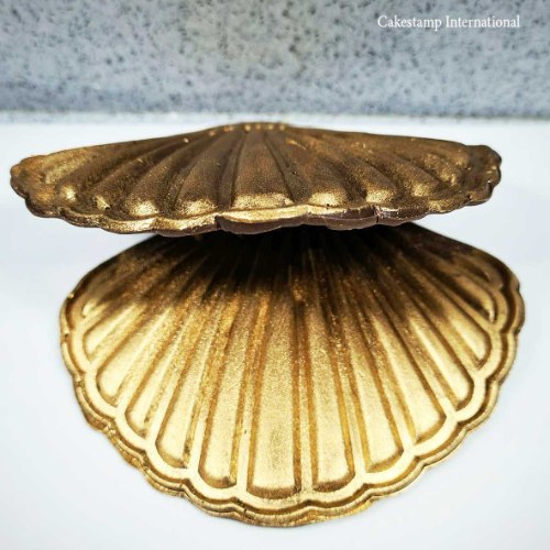 תבנית צדף מניפה גדולה ליצירה | צדף| צדפים קישוט ים| עוגות קיץ | צדפה לעוגת בת הים | חדש אתי דבש