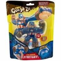GOO JIT ZU בובת סטרץ' נמתחת- קפטן אמריקה