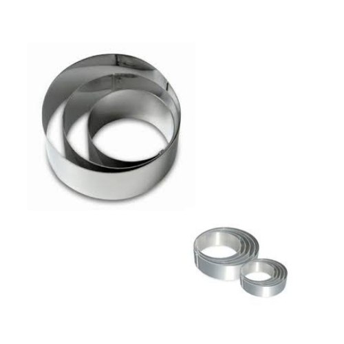 רינג עגול 8 גובה 3 ס"מ נירוסטה