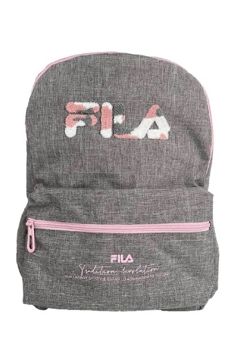 תיק פילה אפור ורוד