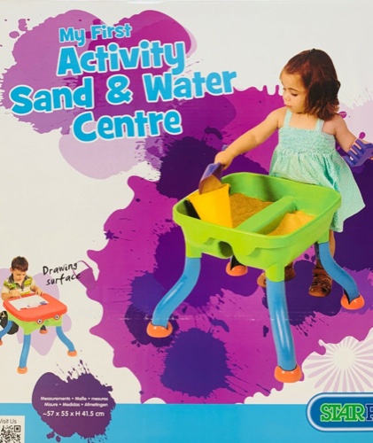שולחן פעילות לחול & מים ולציור