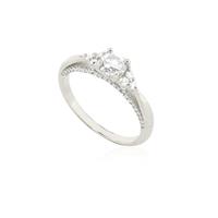 טבעת אירוסין יהלומים מרהיבה בזהב 14 קראט