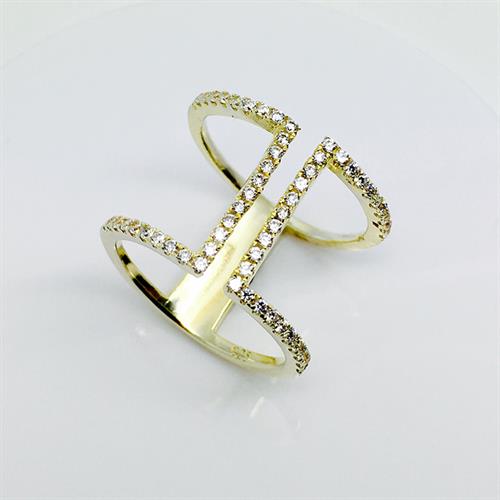 טבעת כסף נשים ציפוי זהב925 MY06140007191