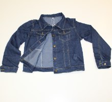 ג'קט ג'ינס נערות כחול אטום