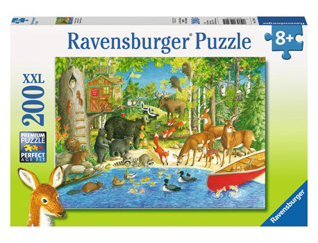 פאזל 200 חלקים-חיות יער