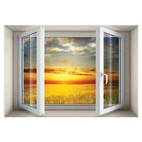 חלון בנישה שקיעה בנוף קסום דגם 5019