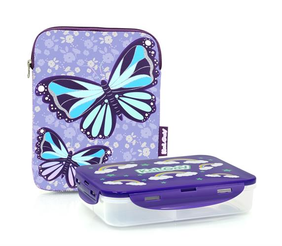 תיק אוכל פרפרים