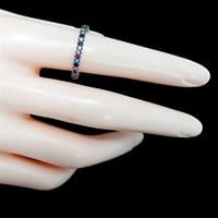 טבעת כסף משובצת אבני זרקון צבעונית RG5663 | תכשיטי כסף | טבעות כסף