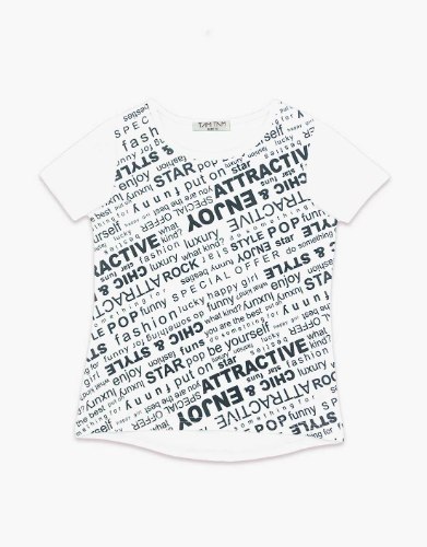 חולצה בנות טריקו מעוצבת ATTRACTIVE