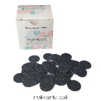 מדבקות לראש שיוף עגול לכף הרגל - מידה 15