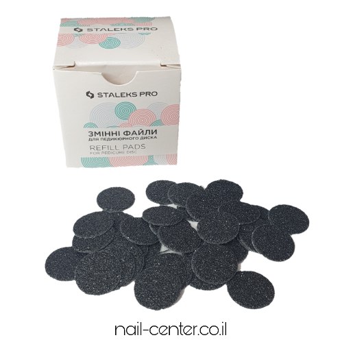 מדבקות לראש שיוף עגול לכף הרגל - מידה 15